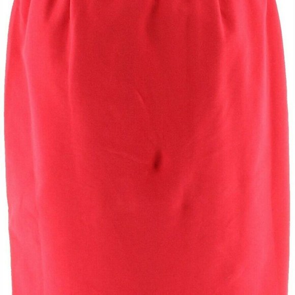 NWT JOAN RIVERS PONTE PULL-ON POPPY SKIRT 3X - Picture 6 of 10